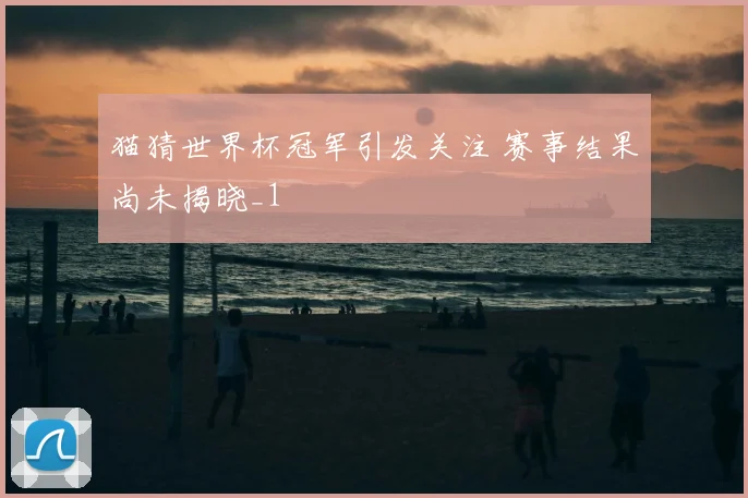 猫猜世界杯冠军引发关注 赛事结果尚未揭晓_1